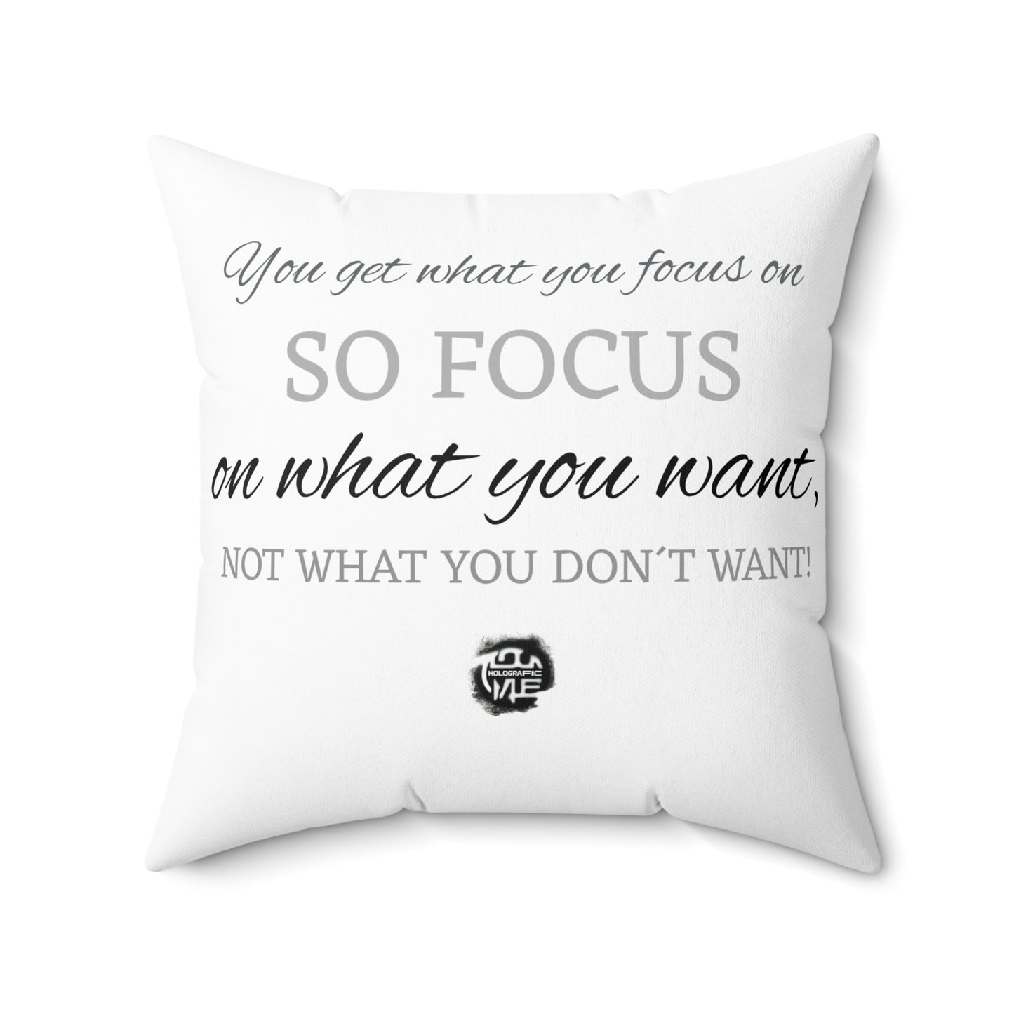 Inspirational Quote Pillow