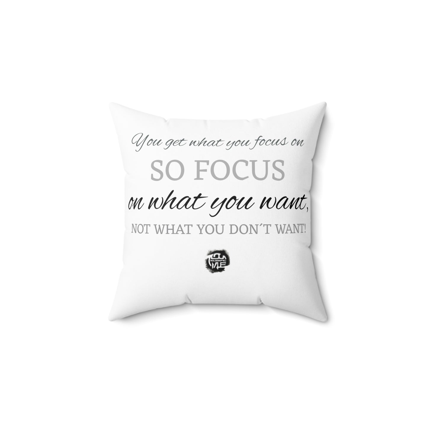 Inspirational Quote Pillow