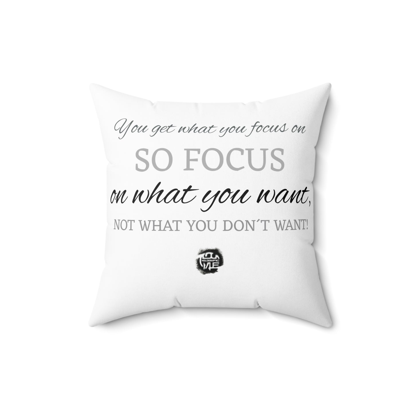 Inspirational Quote Pillow